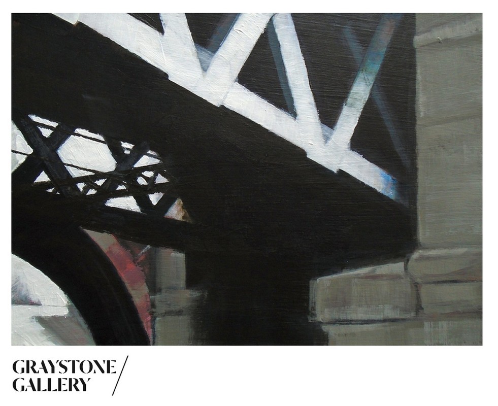 Smallscale work heading to <a href="/Grayst_Gallery/">GraystoneGallery</a>
for their WINTER EXHIBITION : 14 Nov - 26 Jan

Span Study
15x21cm acrylic &amp; oil on board
graystonegallery.com/artists/86-lin… | <a href="/ownartscheme/">Own Art</a>
#Stockbridge #Edinburgh #Scotland

#art #painting #cityscape #infrastructure