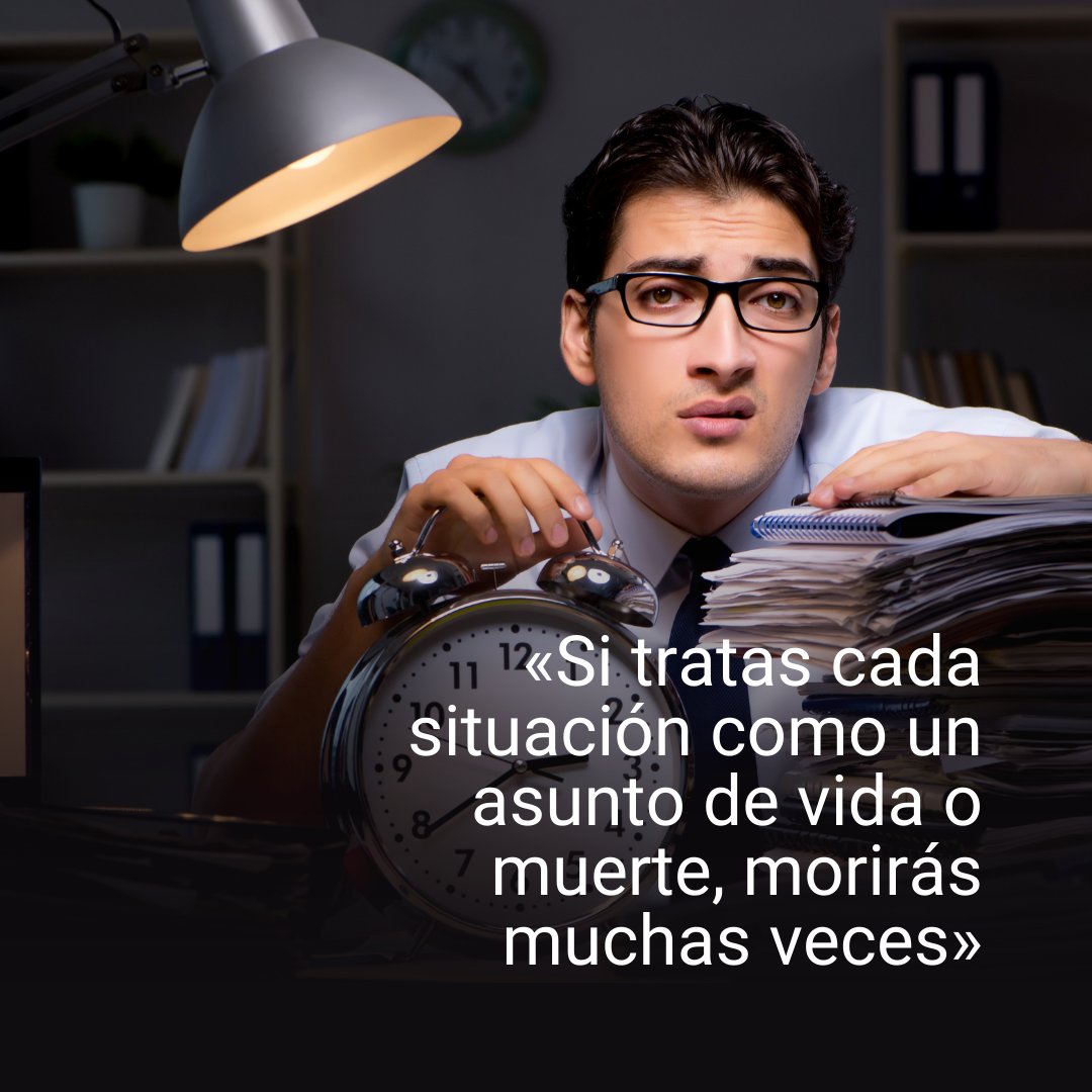 VersionSocial's tweet photo. Cálmate (Calm Down). Si tratas cada situación como un asunto de vida o  muerte, morirás muchas veces...

#enciendetumente 🔥
Desata tu #versionlider 🚀
#motivacionadiario ☕️ https://t.co/wfoU8rlVZH