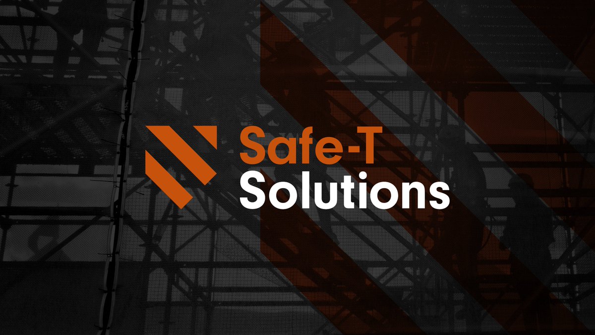 iamahill's tweet photo. We've just added a new case study for https://t.co/if9tCzjAUV  Safe-T Solutions provide health and safety training and consultancy. Inspired by their industry we created a simple symbol to keep them identifiable and the hazard stripes really made the roll out across the website. https://t.co/XC8illYzIv