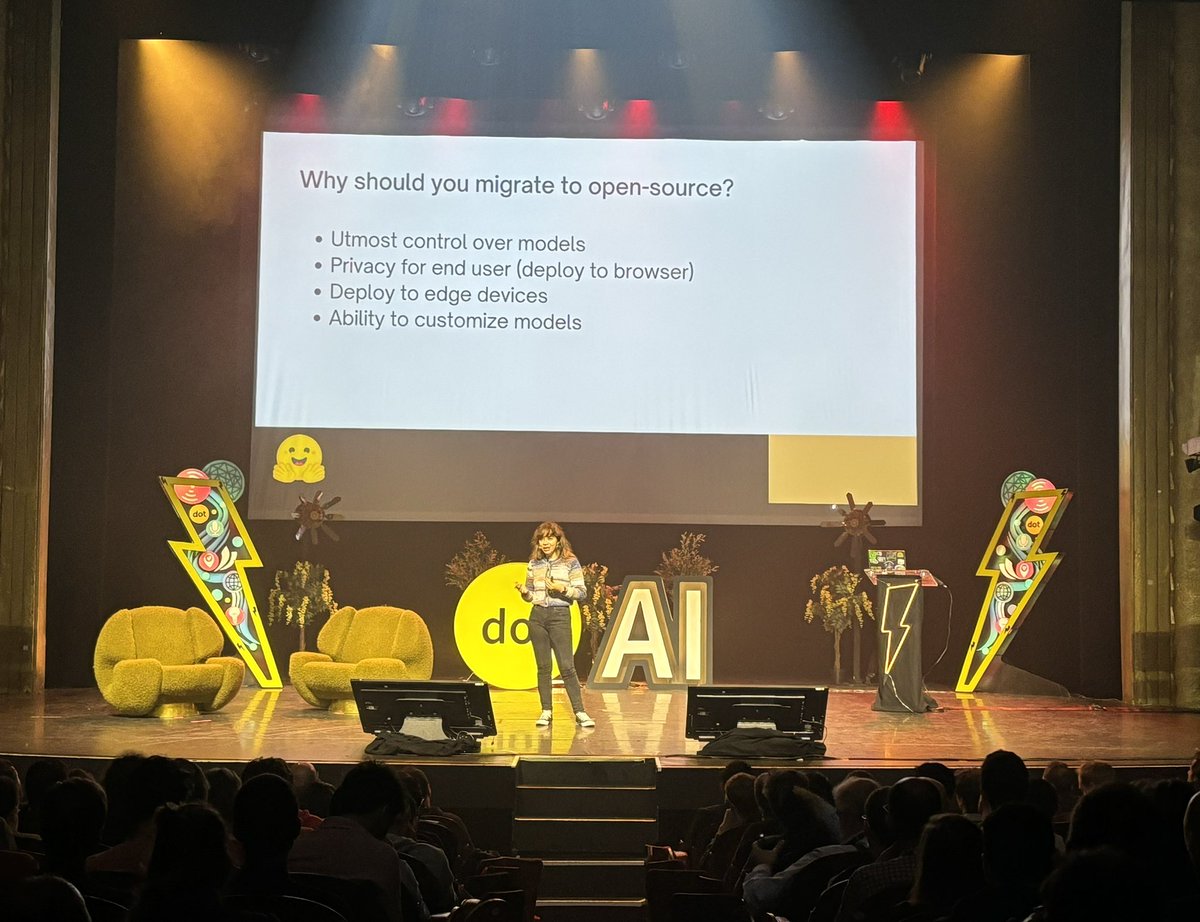 dotConferences's tweet image. Morning talks at @dotaiconf by @mervenoyann and @srisatish on the fantastic stage of the Folies Bergere theater!

#AI #Techconf