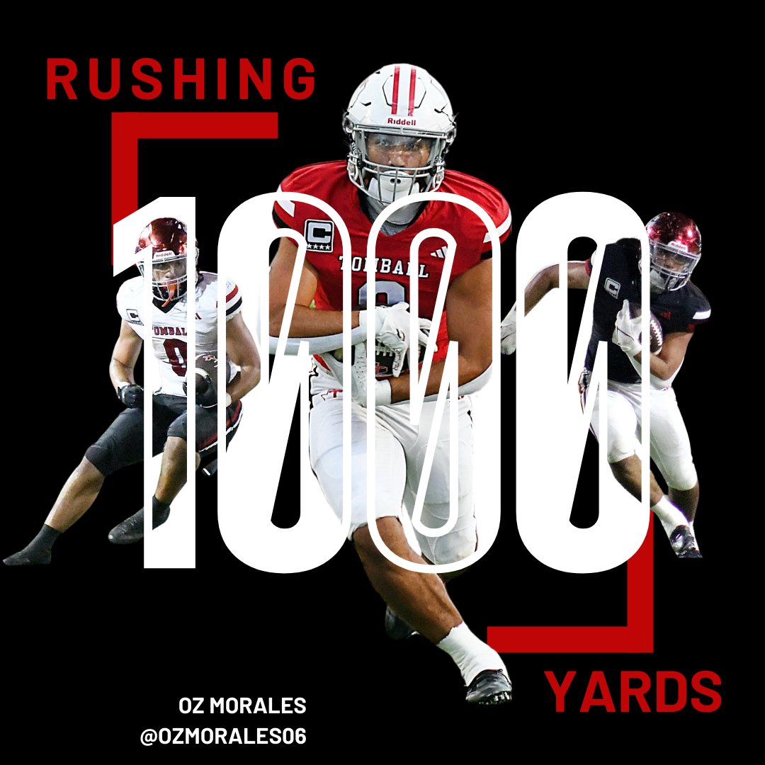 6 games...topped the 1000 yard mark! 
#FHFT #CollinsStrong