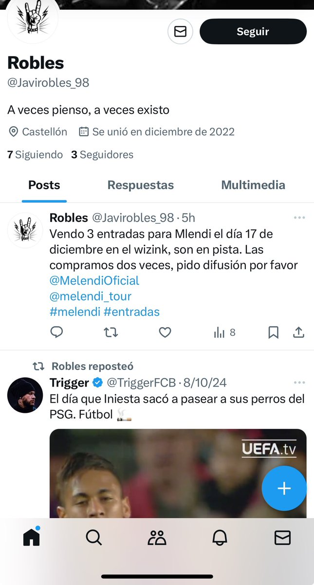 JavierPascual76's tweet photo. Este personaje no para de estafar vendiendo supuestas entradas. @policia yo ya he puesto la denuncia, pero la inacción tanto de la policía como del @bbva que no se interesó por la llamada, me deja alucinado. El sigue vendiendo Estopa, Melendi, Bruce.#estafa https://t.co/0hfLQyfazu