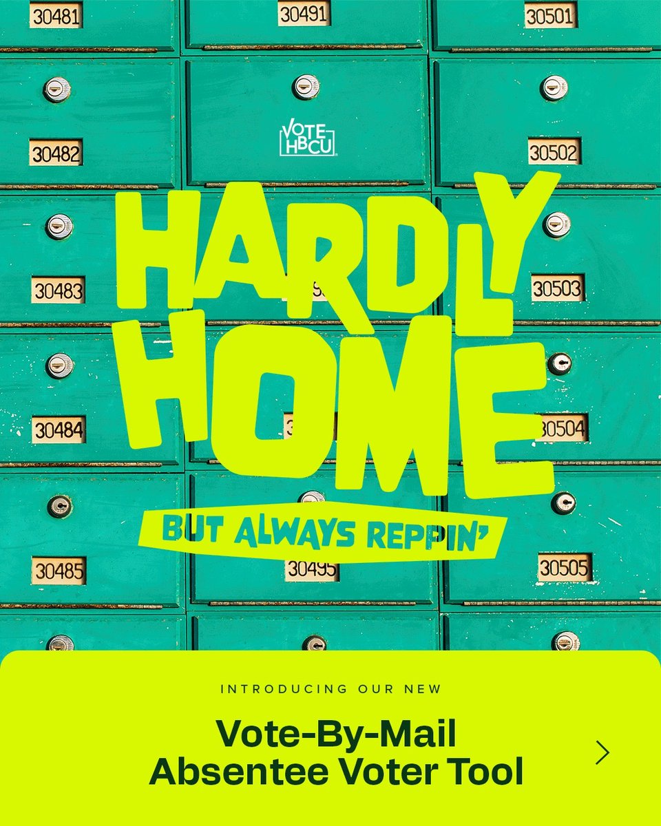 Mr__Wiltz's tweet image. Do you plan to vote-by-mail? 

As the Program Manager of Vote HBCU, we are proud to introduce our easy-to-use absentee voter tool where you can request your application and learn more about the process, directing you to your Secretary of State’s website. 

xceleader.typeform.com/to/HHcO6w1w
