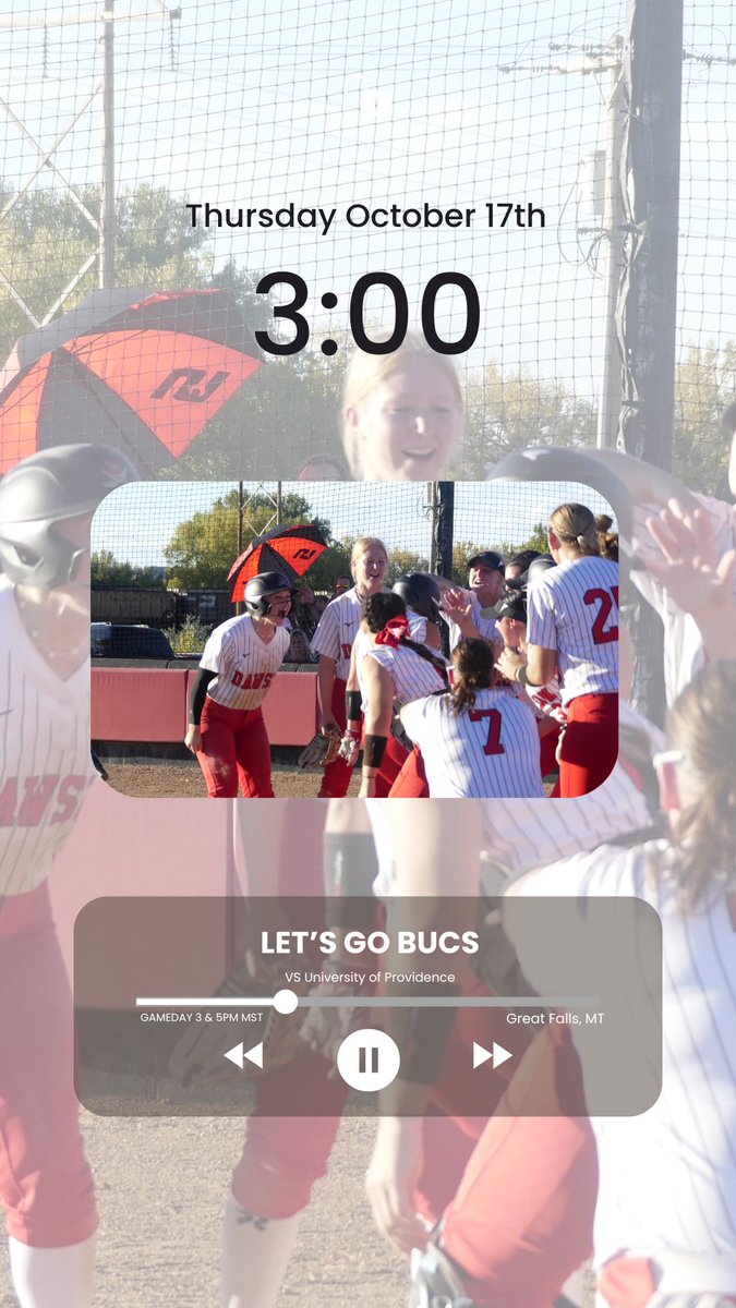 softball_dcc's tweet photo. GAMEDAY!!!!

📍 Great Falls, MT
⏰ 3:00PM &amp; 5:00PM
🆚 University of Providence 
📺 DCC Fall ‘24 GameChanger https://t.co/AMxlE3Sv0r