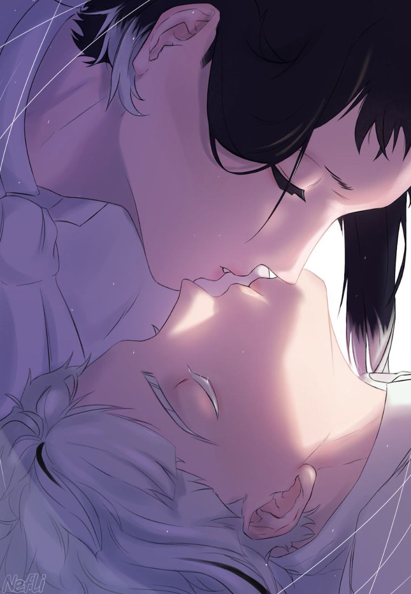 Nefli12's tweet photo. Пока покидаю старые работы 

—My little universe...🌌

#BSD #sskk #AkuAtsu https://t.co/gfgUm48bmL