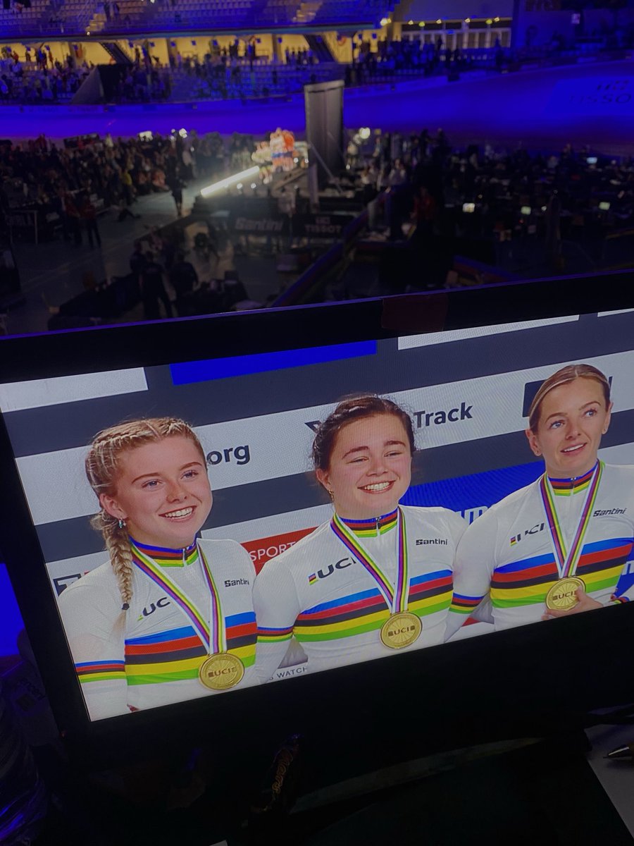 A great start to the track World Championships for GB thanks to the women’s team sprint trio who also won at the Olympics. Today’s action includes what should be an epic mens team pursuit final as GB take on the hosts Denmark. Live 17.15 UK BBC2, iplayer. #copenhagen #bbccycling