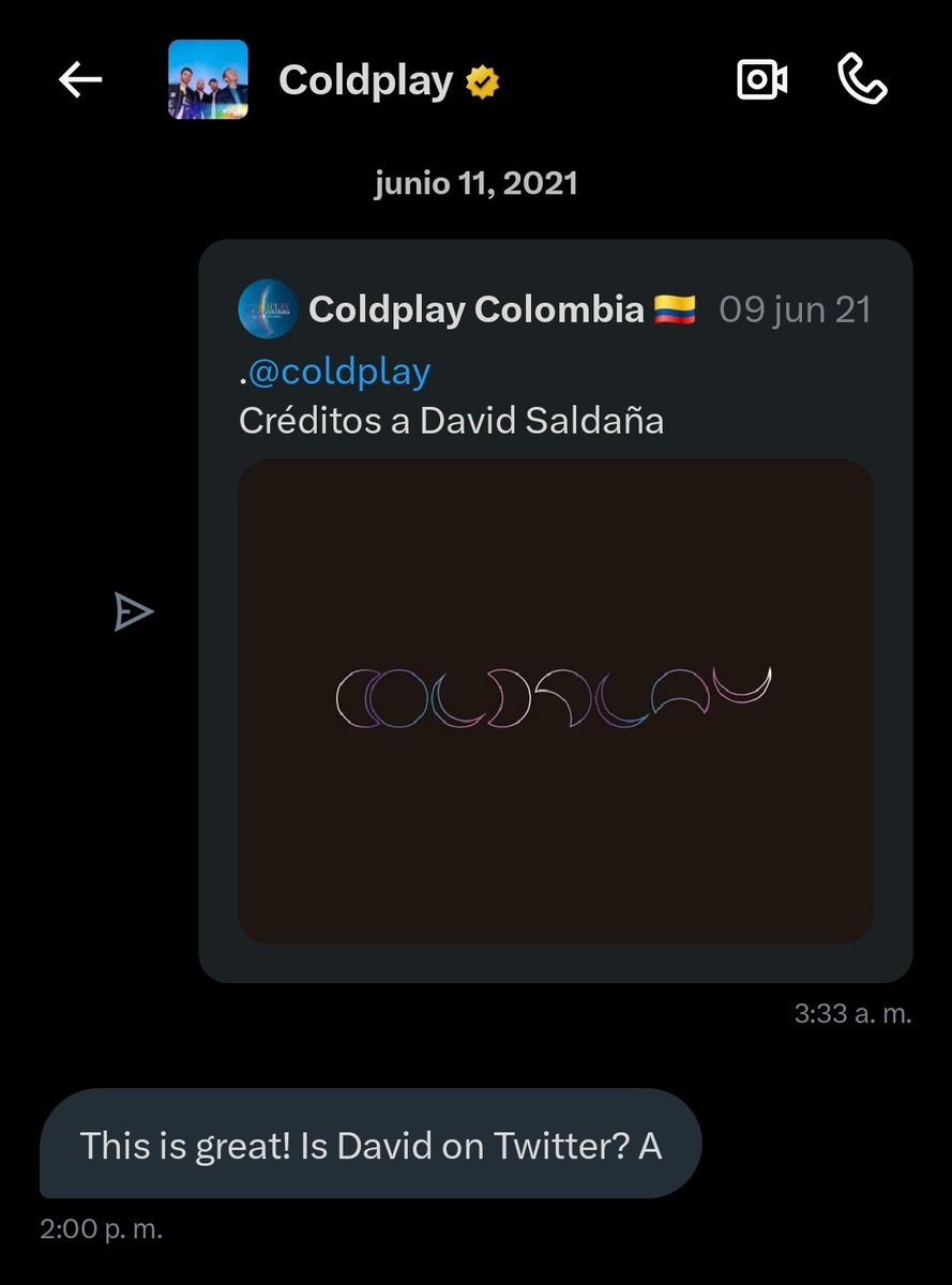 ColdplayColombi's tweet photo. @coldplayxtra @coldplay 🥹🥹🥹 https://t.co/0GGaKlCpeo