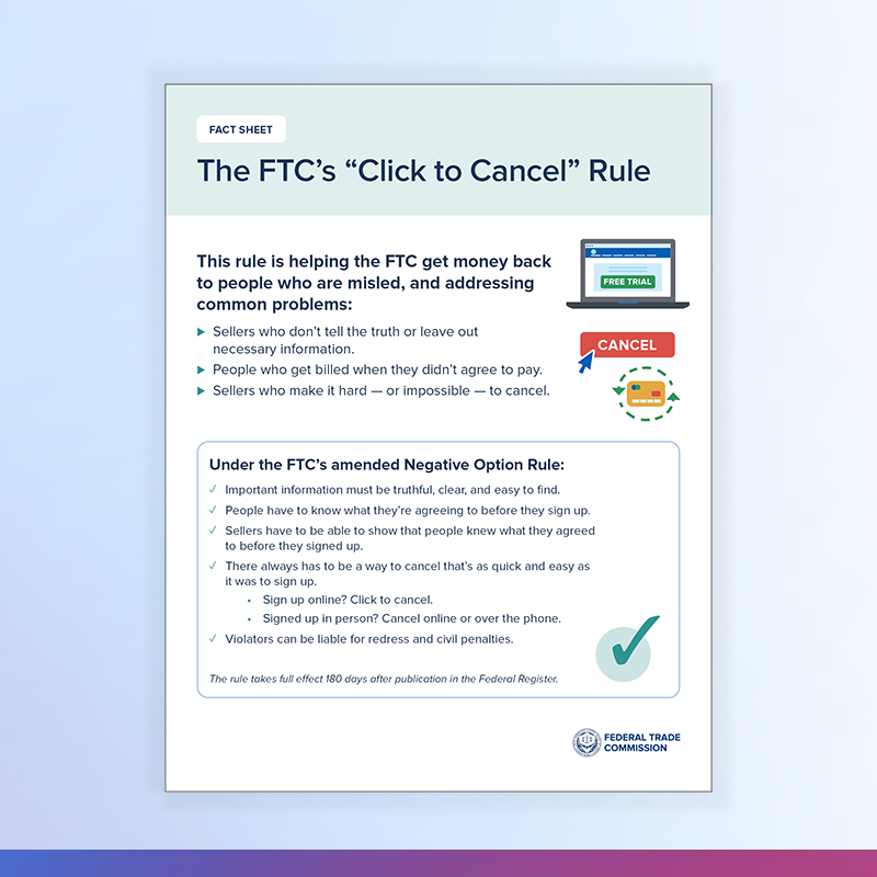 KellEgbert's tweet photo. 1/5 🚨 Big news for UX/UI designers! The FTC's new "Click to Cancel" rule is a game-changer for subscription services. As a designer focused on user-centric experiences, here's why this matters: #UXDesign #ConsumerRights https://t.co/7TsJQnYkVO