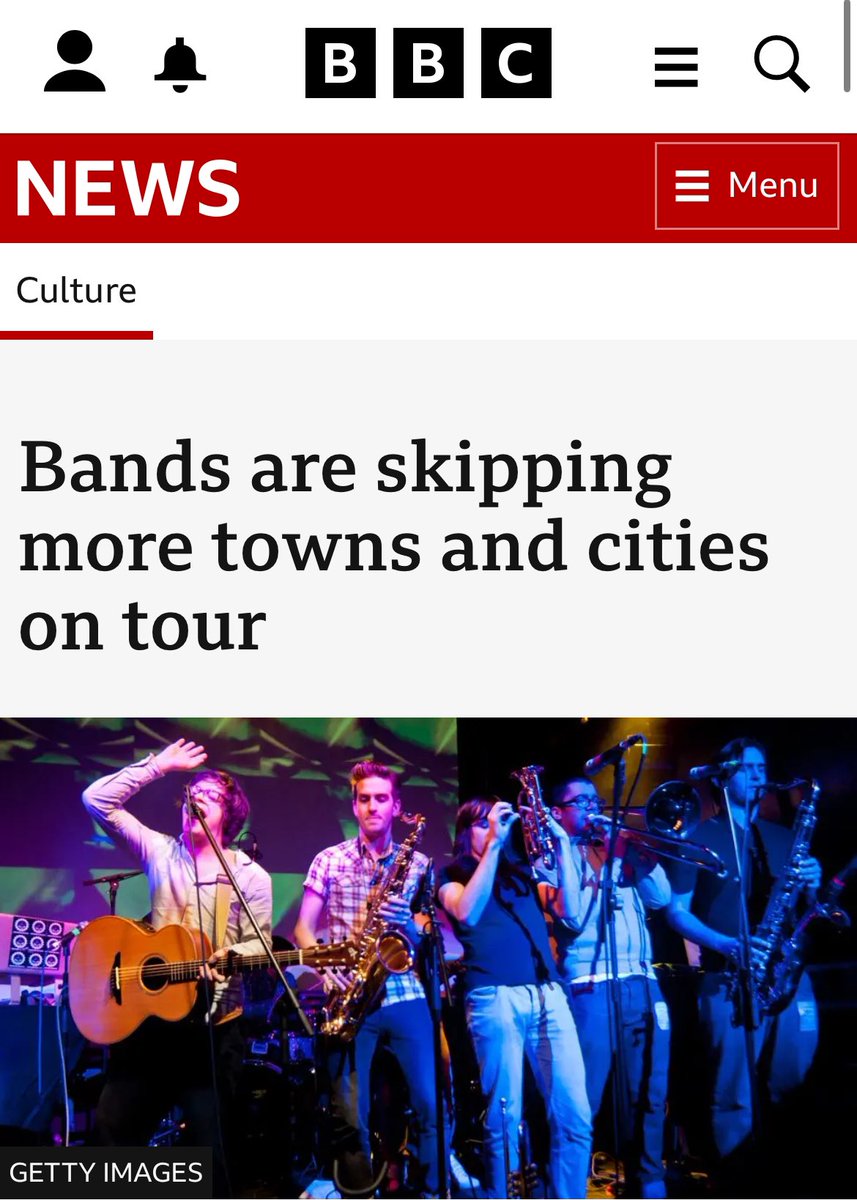 Unfortunately the sad reality for most grassroot venues. 
Please give it a read 👇
bbc.co.uk/news/articles/…