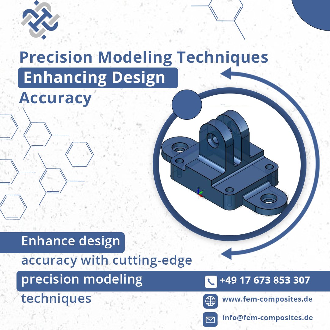FComposites's tweet image. Precision modeling techniques are taking design accuracy to new levels. See how advanced technologies are improving engineering and product development.
Website: fem-composites.de
#PrecisionModeling #DesignAccuracy #EngineeringDesign #TechInnovation #3DModeling #Product