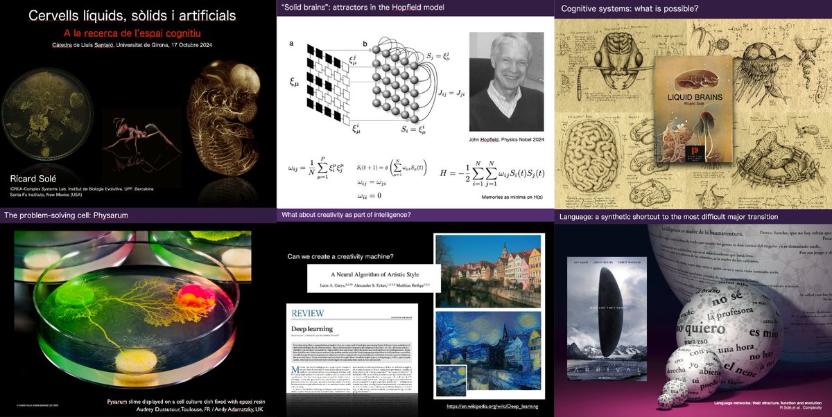 Ricard Solé (@ricard_sole) on Twitter photo Que és un cervell? Quin tipus d'intel·ligències existeixen? Què són les xarxes neuronals artificials, que han guanyat el darrer Nobel de física? Avui parlaré d'aquestes qüestions a la <a href="/casadeculturagi/">Casa Cultura Girona</a> a les 7:30 <a href="/GironaCultura/">#GironaCultura</a> <a href="/univgirona/">Universitat de Girona</a> <a href="/LluisSantaloUdG/">Càtedra Lluís Santaló (UdG)</a> Que és un cervell? Quin tipus d'intel·ligències existeixen? Què són les xarxes neuronals artificials, que han guanyat el darrer Nobel de física? Avui parlaré d'aquestes qüestions a la <a href="/casadeculturagi/">Casa Cultura Girona</a> a les 7:30 <a href="/GironaCultura/">#GironaCultura</a> <a href="/univgirona/">Universitat de Girona</a> <a href="/LluisSantaloUdG/">Càtedra Lluís Santaló (UdG)</a>