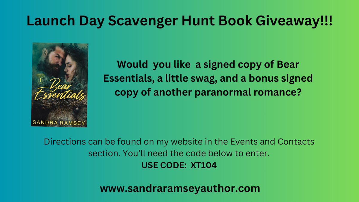 writer_sramsey's tweet photo. Free book giveaway. https://t.co/TcpXeCWdpT
#paranormalromance #paranormalromanceseries #paranormalromancebooks #militaryromance #shifterbooks #bearshifter #AlphaHero #fatedmates #slowburn #spicy #oppositesattract #damselindistress https://t.co/pLGdSKyGQC