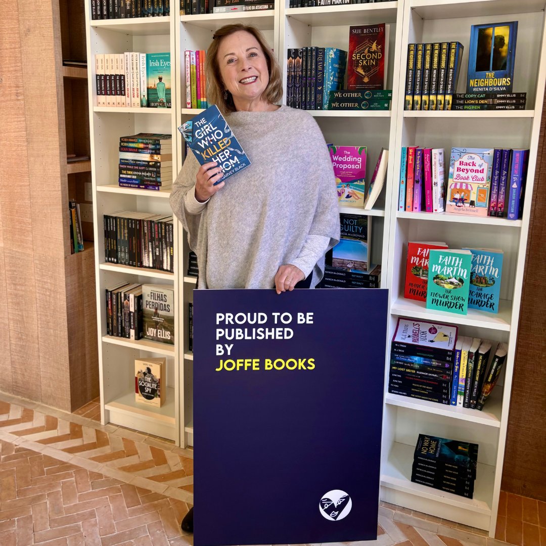 We had an absolute blast having the amazing <a href="/mcgarveyblack/">McGarvey Black (Author)</a> at the Joffe Books office last week!

We are proud to publish her!

📖 Her latest psychological thriller The Girl Who Killed Her Mom is OUT NOW! 👉 geni.us/girl-killed-he…