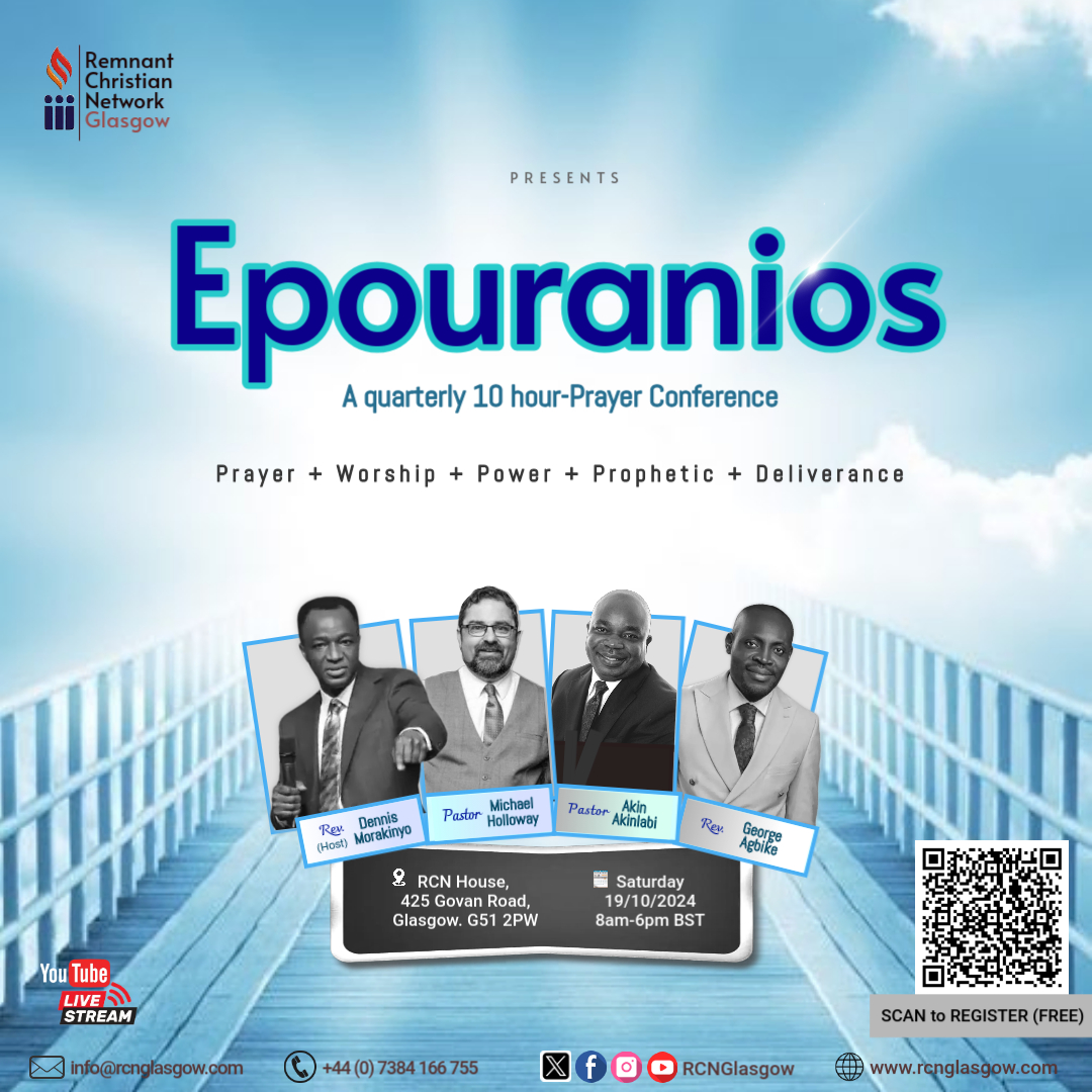 GlasgowRcn's tweet photo. It is 1 Day before our 10 Hours Prayer Conference!  Prepare, Plan, Come, Be Blessed!   Please Register by scanning the QR-code on the flyer.   

#HeavenlyPlaces #Epouranios #PrayerProgram #DivineEncounter #SupernaturalTouch #SpiritualAwakening https://t.co/mGEnUEm2h0