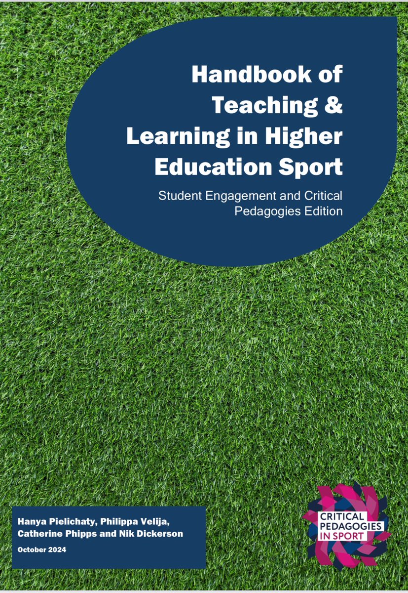 Professor Hanya Pielichaty (@hanyapielichaty) on Twitter photo Delighted with the first open-access output from our international <a href="/CritPedSports/">Critical Pedagogies in Sport</a> network. Introducing the Handbook of Teaching & Learning in HE Sport. Huge thank you to all contributors! Available to download for free from the amazing <a href="/NTRepository/">The National Teaching Repository</a> 👇
figshare.edgehill.ac.uk/articles/educa… Delighted with the first open-access output from our international <a href="/CritPedSports/">Critical Pedagogies in Sport</a> network. Introducing the Handbook of Teaching & Learning in HE Sport. Huge thank you to all contributors! Available to download for free from the amazing <a href="/NTRepository/">The National Teaching Repository</a> 👇
figshare.edgehill.ac.uk/articles/educa…