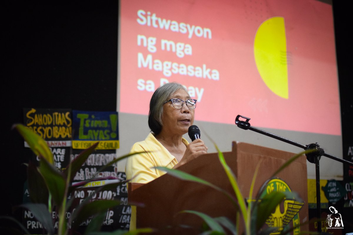 angmangingisda's tweet photo. Lucia Capaducio from Paghugpong sang Mangunguma sa Panay kag Guimaras (PAMANGGAS) is now presenting the plight of the farmers in Panay.
#BUGTAW
#PeasantMonth2024 https://t.co/MzzFpvPsnT