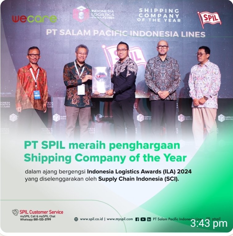 Salam Pacific Indonesia Lines (SPIL) tweet media