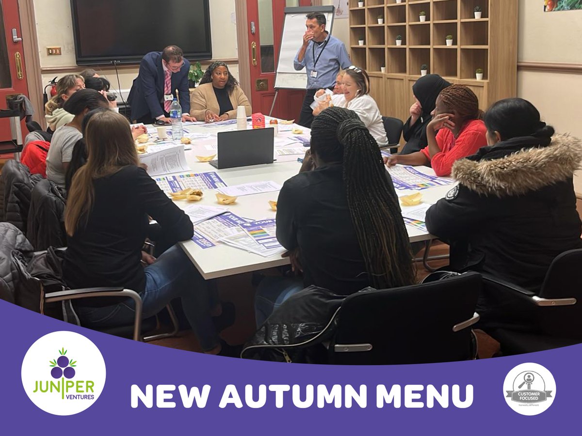 JuniperVentures's tweet image. 🍂 Juniper Ventures Area 1 Cluster Meeting! 🍂 We had a productive session discussing our brand new Autumn menu! 🍽️ Packed with seasonal, nutritious, and delicious meals, we can’t wait to serve them in schools this term. Stay tuned! 🙌 #JuniperVentures #AutumnMenu #HealthyEating