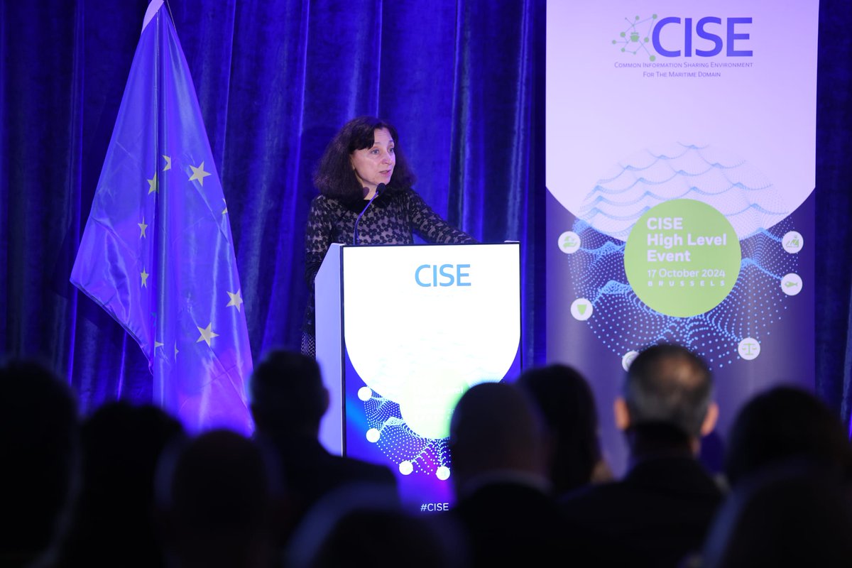 Our seas face evolving threats we must address together: #IUU fishing, marine pollution, and attacks on strategic infrastructures.

In this challenging context, the Common Information Sharing Environment is a strategic initiative boosting #maritimesecurity in the EU.

#CISE 🧵