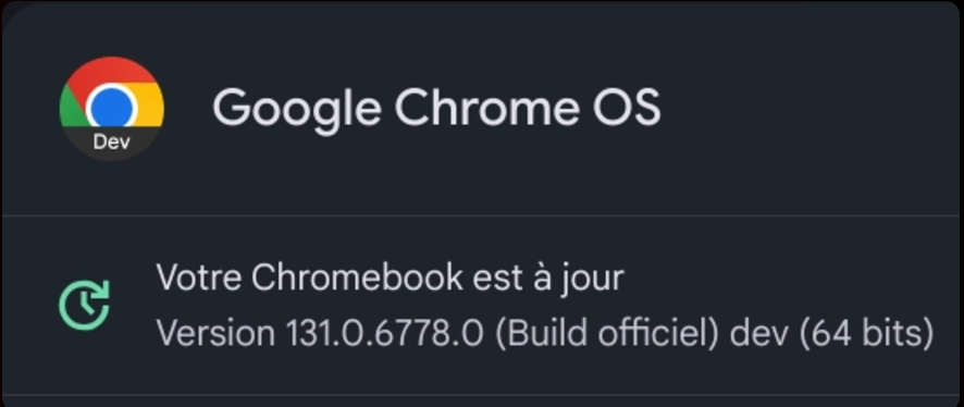 Now on #chromeos dev