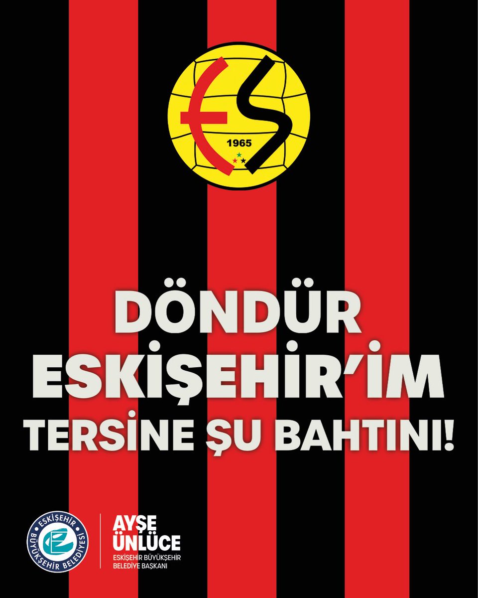 ayseunluce's tweet photo. As bayrakları as! ⚫🔴

Anadolu efsanesi Eskişehirspor'a gönül vermiş değerli hemşehrilerim, 

Bu hafta sonu oynanacak maç öncesi şehrin bayraklarla donatılması için haftalardır gelen taleplere elbette karşılıksız kalamazdık. 60 metrekarelik Eskişehirspor bayraklarımız bugün elimize ulaştı ve en kısa sürede caddelerdeki yerini alacak.

Tüm şehri camlarına, balkonlarına, dükkanlarına Eskişehirspor bayrağı asmaya davet ediyorum.

@Eskisehirspor