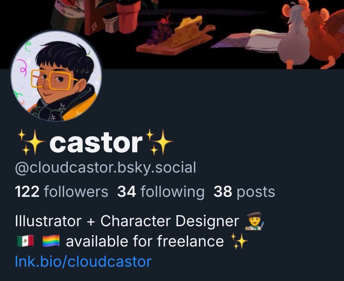 cloudcastor's tweet photo. not leaving quite yet but def follow on bsky!!! i’m def more active there and tumblr atm https://t.co/OeQARXyUBs