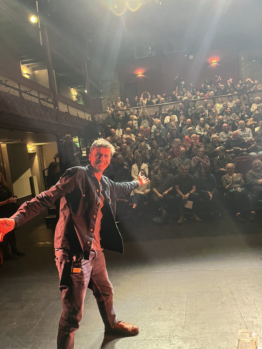 guyshrubsole's tweet photo. Full house in Sheffield last night talking about THE LIE OF THE LAND!

Sheffield’s a hotbed of environmental activists and they’re mobilising to take on the grouse moors of the Peak District with @reclaimourmoors

Thanks to @otsfestival for hosting &amp; @pvcryan for great chat! https://t.co/ZdC2v6mwJd