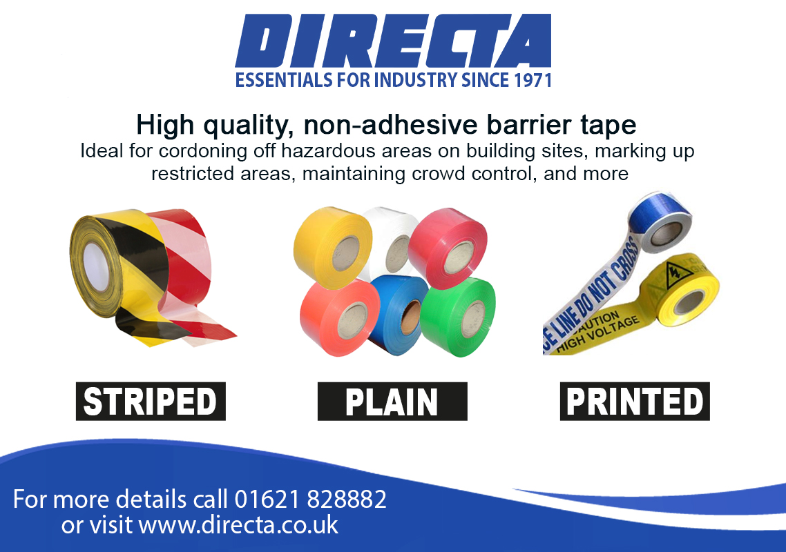 DirectaUK's tweet image. For all your barrier tape requirements visit directa.co.uk/product-catego… we have a wide range to choose from, but if you can't see what you need online then give us a call on 01621 828882.
#barriertape #safetytape #constructiontape