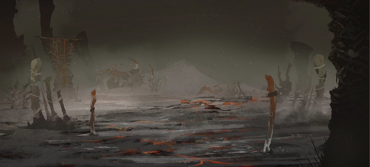 NetherSpirits's tweet image. Sometimes, it’s the smallest changes that make the biggest difference! Here is a sneak peak of our new environment ✨Plains of Ash✨ #gamedesign #IndieGameDev #netherspirits #GraphicDesign