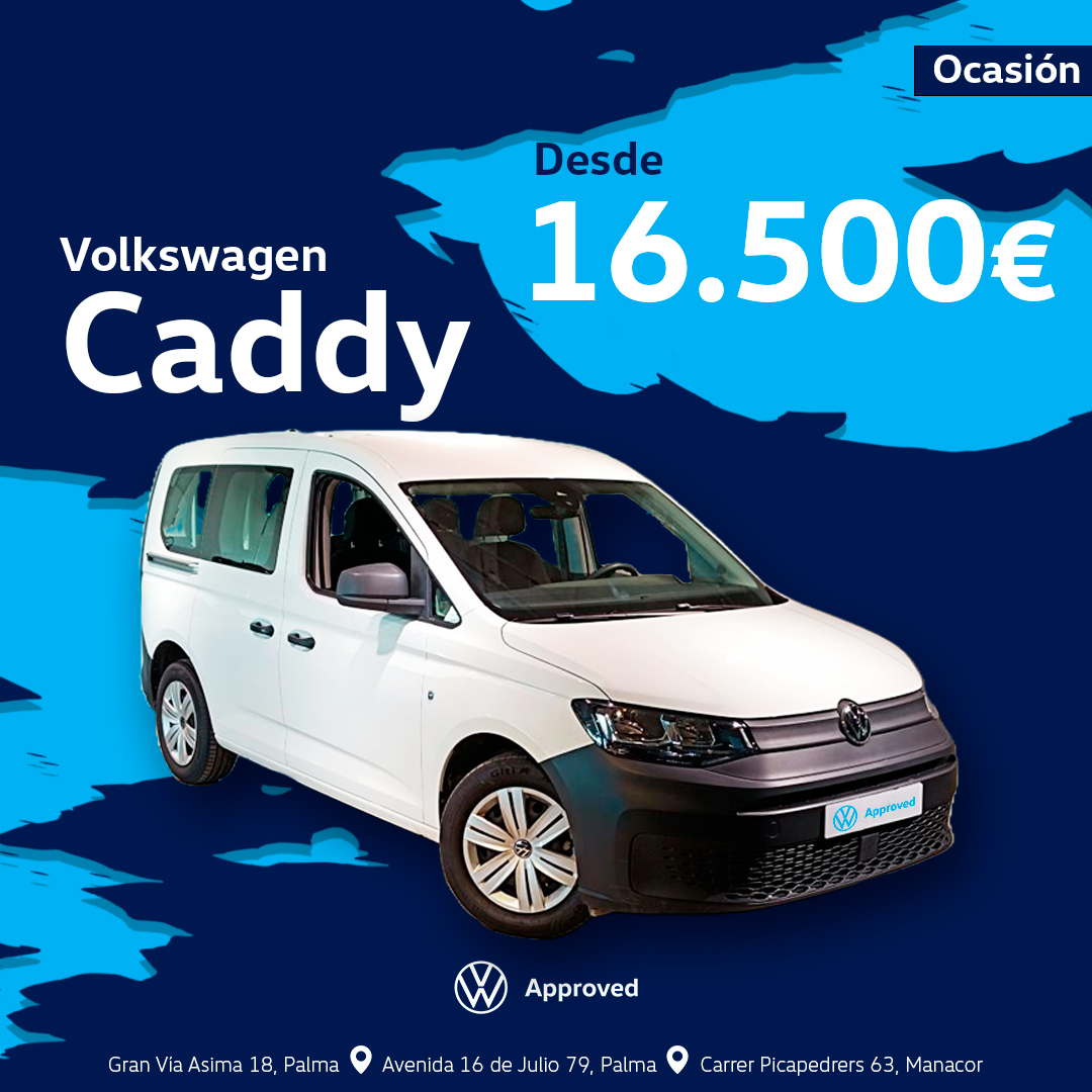 VWapproved's tweet photo. 🚗 ¡No esperes más para conducir tu Volkswagen Caddy de ocasión!

🔥 Desde 16.500 euros.

Ver más en https://t.co/TutqXvUh5D

 #mallorca #volkswagen #volkswagenapproved https://t.co/B7B94yiiom