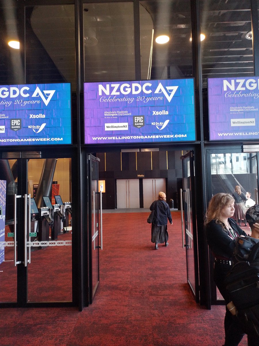 Sproatoonz's tweet photo. Day 2 of #nzgdc24 in Wellington 🎮🕹 https://t.co/mvsxlTxXMx