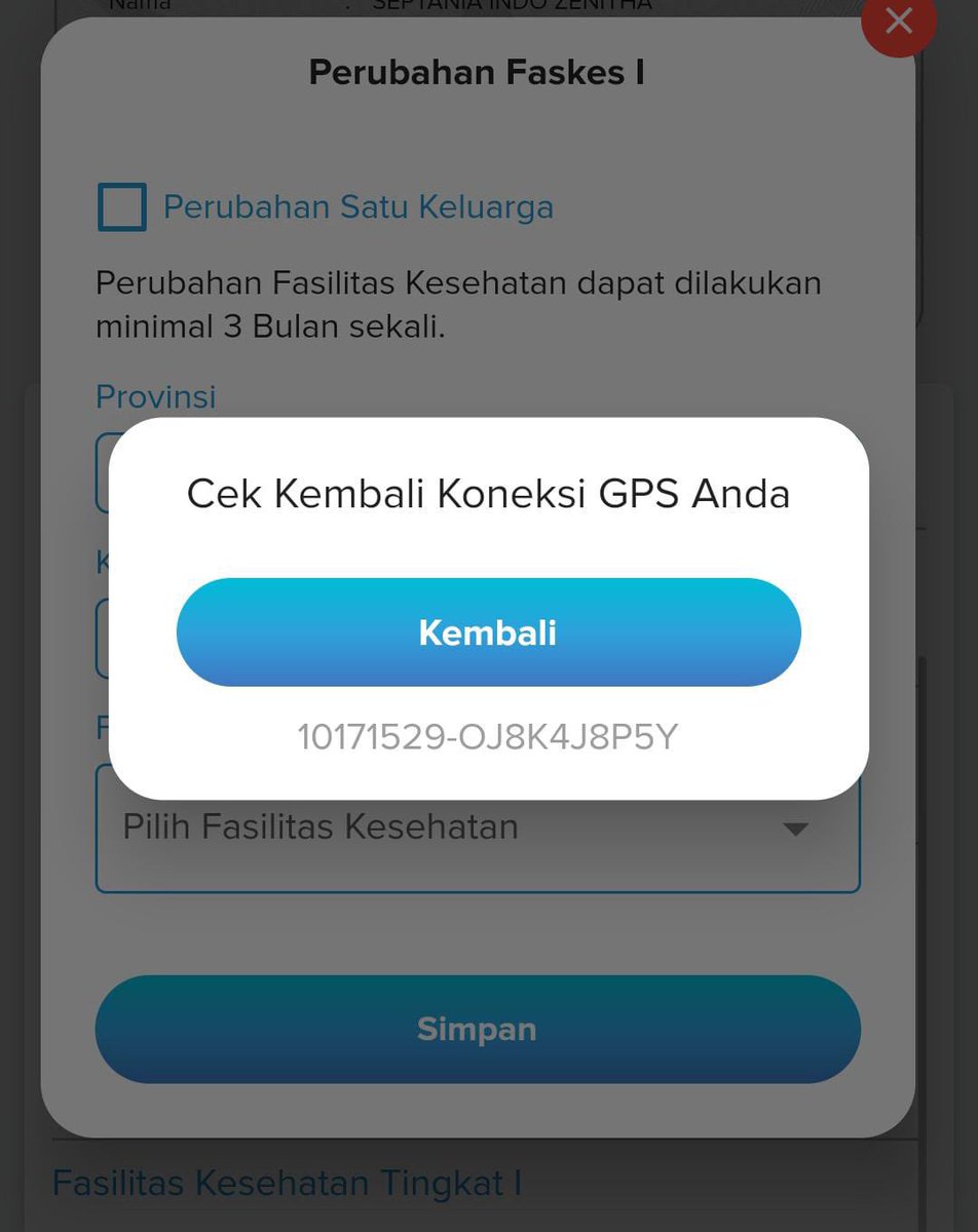 TaniaZenitha's tweet photo. @BPJSKesehatanRI Masih begini sampai hari ini. Tolong lah, mau pindah faskes aja sulit. Sudah dr bulan Juli masa ga keganti di aplikasinya?? https://t.co/LAqlNndbM7