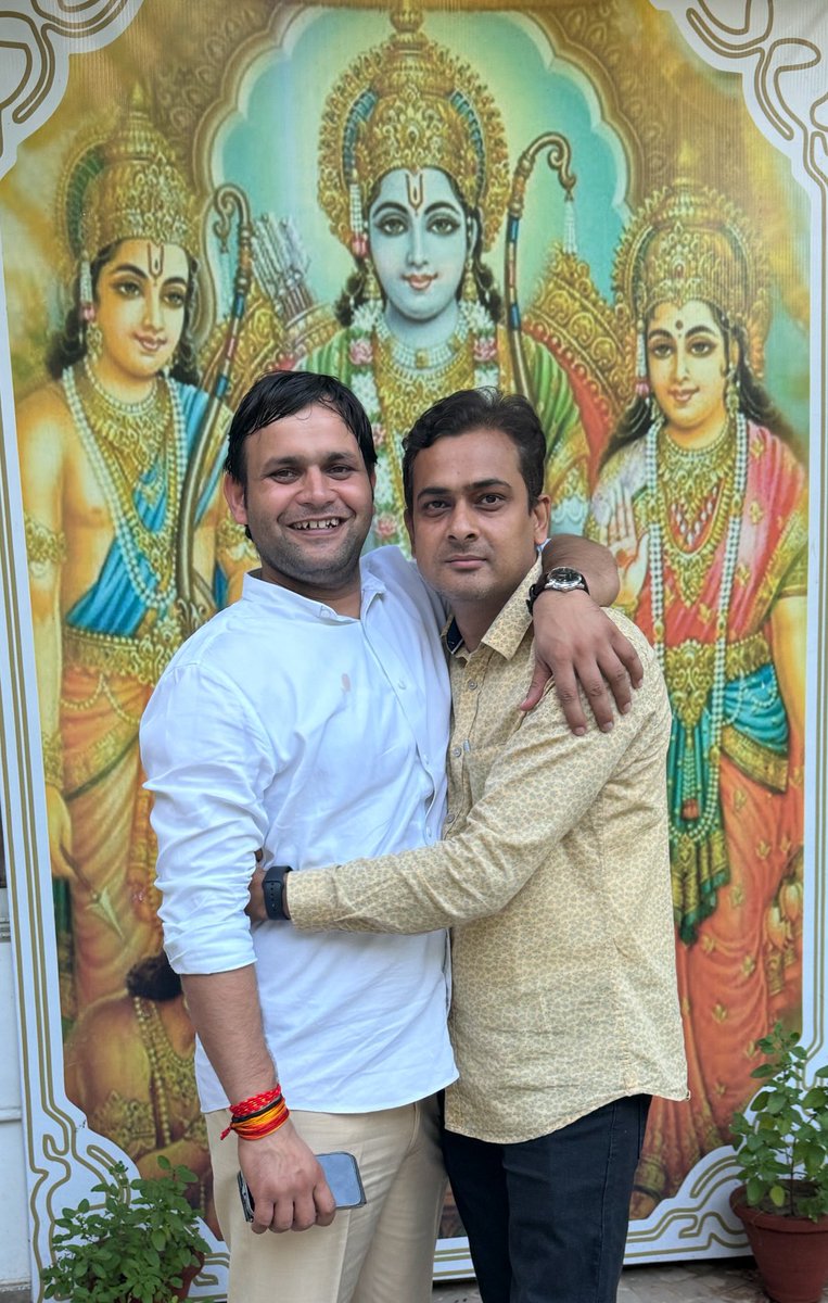 आज मेरा भाई <a href="/GauravgGautam/">Gaurav Gautam</a> हरियाणा में मंत्री बन गया।