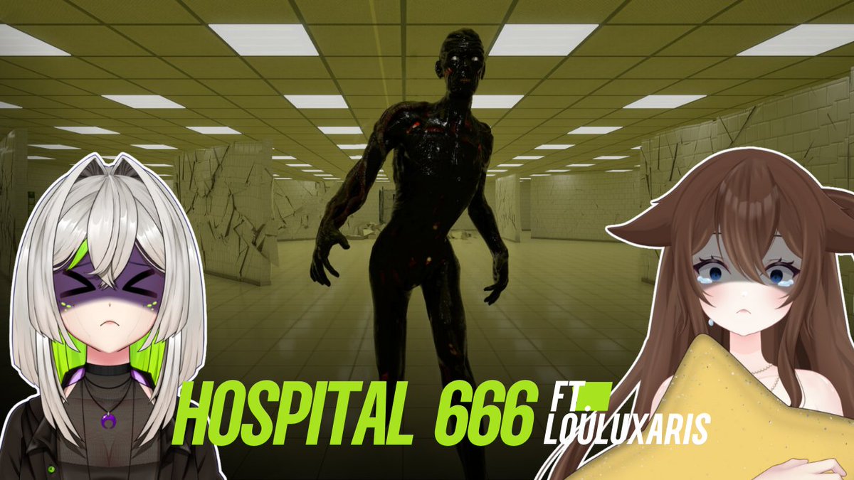 yelentaaa's tweet photo. 💚⚙️🔋Bereit fürs Gruseln?🌙⭐

Heute Abend tauchen @Louluxaris und ich in die düsteren Gänge von Hospital 666 ab👀🩸
Seid ihr mutig genug, mit uns Dämonen zu entdecken?😈🔦
Schaltet ein und begleitet uns, wenn das Grauen seinen Lauf nimmt🎮

#Hospital666 #gervtuber #HorrorTime https://t.co/pRy2SgskCK