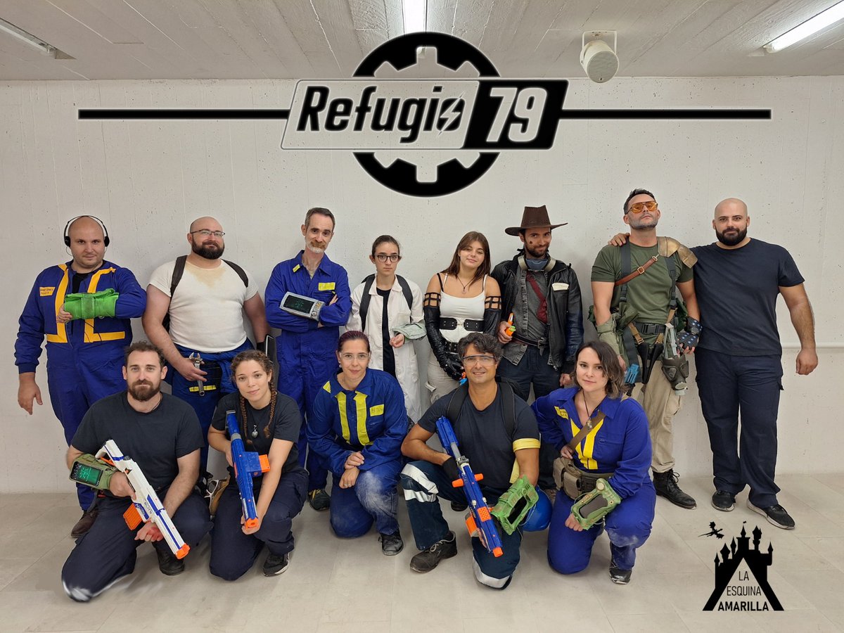 ¡Buenas! Os compartimos la foto de la 3ª sesión de la crónica de rol en vivo de Fallout que jugamos la mañana del domingo. 
¡Esperamos que os esté gustando y animaros a participar a aquellos que aún no la habéis probado!