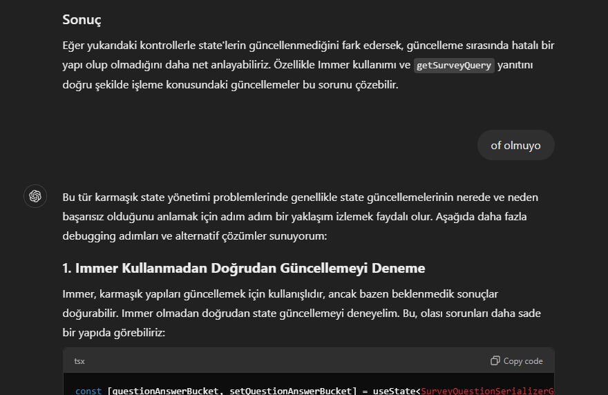 Benim max prompt yetenekleri 🫠