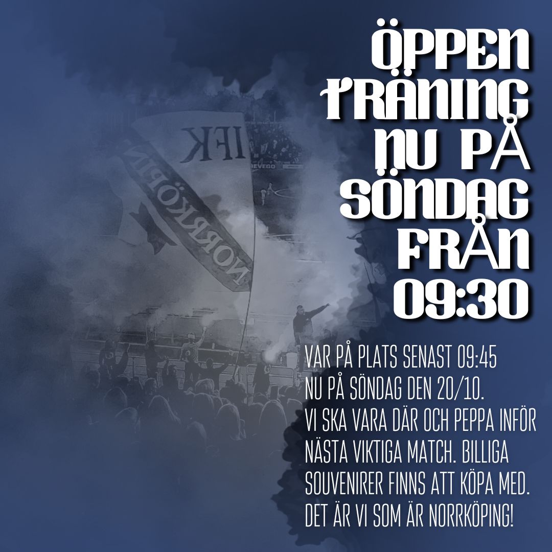 PekingFanz's tweet photo. Kylan biter sig fast och slutstriden av allsvenskan närmar sig med stormsteg. Det finns bara en sak som gäller, visa grabbarna på plan att vi backar dom ända in i kaklet.

Vi uppmanar därför ALLA IFK:ARE att ta sig till Parken på söndag för den sista träningen inför mötet med BP. https://t.co/Rxr4R7PGtQ