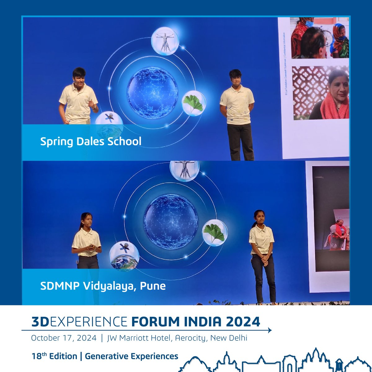 3DSIndia's tweet photo. La Fondation is showcasing how schools are at the forefront of 'Digital Pioneers: Building the Future of Innovation' at #3DEXPERIENCEForum2024! 

Through digital tools and innovative approaches, they’re shaping the future of education and driving groundbreaking solutions. 👏 https://t.co/RncpuuKqPK