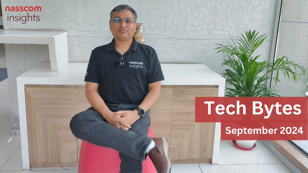 NasscomR's tweet image. The nasscom Insights video that gets the most eyeballs is now out!

The October episode of #TechBytes is now available on our YouTube channel. 

It is another interesting episode where our analysts share summary findings from 4 recent @nasscom  reports-
➡️ India GCC Landscape…