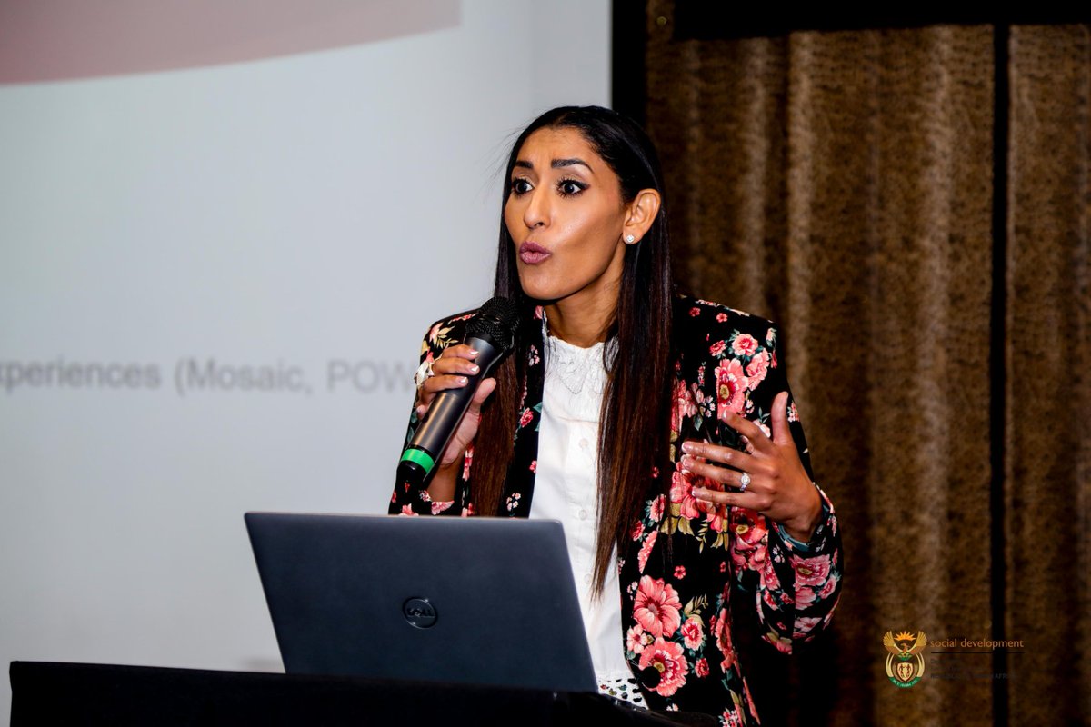 The_DSD's tweet photo. At #ShelterIndaba24, Ms. Veronika Pillay presented a systemic investigation revealing alarming gaps in the administration of justice for victims of GBV.  The findings highlight inadequate support, insufficient infrastructure, and resource constraints within key institutions like DoJ&CD, SAPS, and DSD. Together, we must push for reforms to protect and empower survivors. 
@OfficialSASSA @SAPoliceService @RSA_JCPS