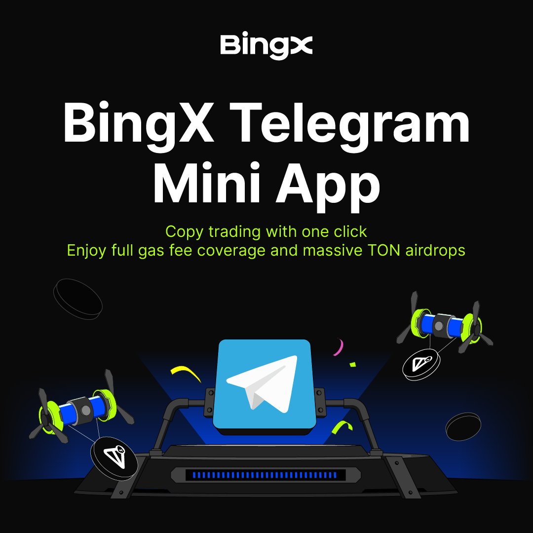 BingXOfficial's tweet photo. Tried the #BingXTelegramMiniApp yet? 🤔
These 3 perks might just change your mind: 

1️⃣ $20 insurance—keep the gains, we cover the losses. 
2️⃣ Gas fees? We got that. 
3️⃣ First copytrade? Score some $TON rewards 💥

👉 https://t.co/jPGikFt0J7 https://t.co/06PyGywXps