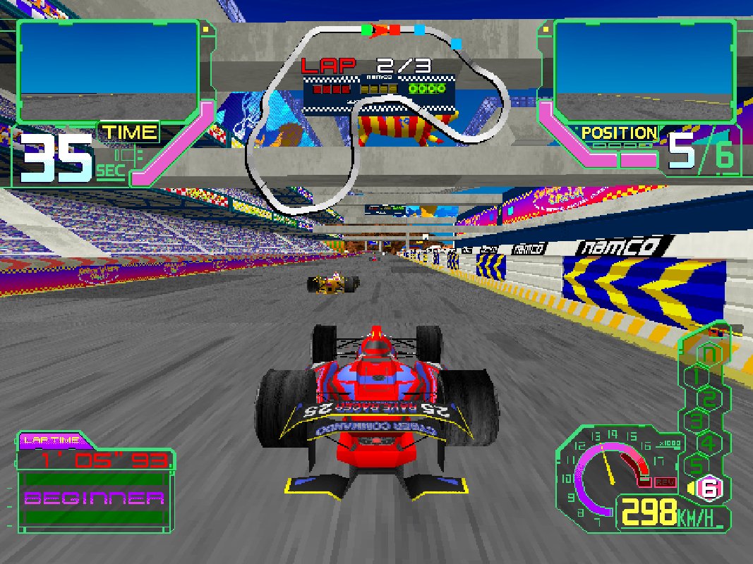 BuscandoElWarp's tweet photo. El juego del día: #AceDriver (#Arcade)
Creador: #NAMCO 1994
Las carreras de autos deben ser unas de las actividades donde más concentración se debe tener. Aquí puedes conducir un Formula 1 acelerando, controlando las vueltas y evitando colisionar contra tus rivales ¡Todo un reto! https://t.co/FmEXy5WE3V