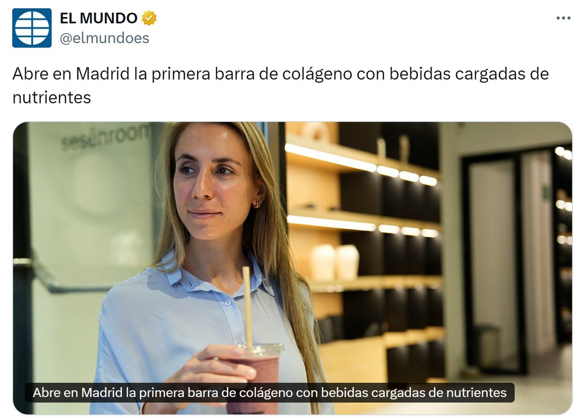 Recordatorio de que a nuestro cuerpo le da igual de dónde provenga una proteína. Porque sea colágeno no te va a ir a la rodilla.
Igual que el jamón no te va a la pierna ni las alitas a las alas.
Es el negocio para vender la piel y los huesos de los animales a 70€/kg