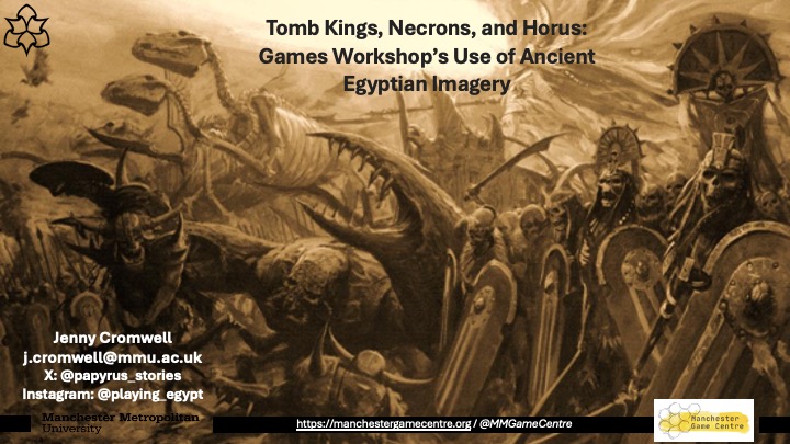 This is today! Excited to talk about Egyptian reception to an entirely non-Egyptology audience