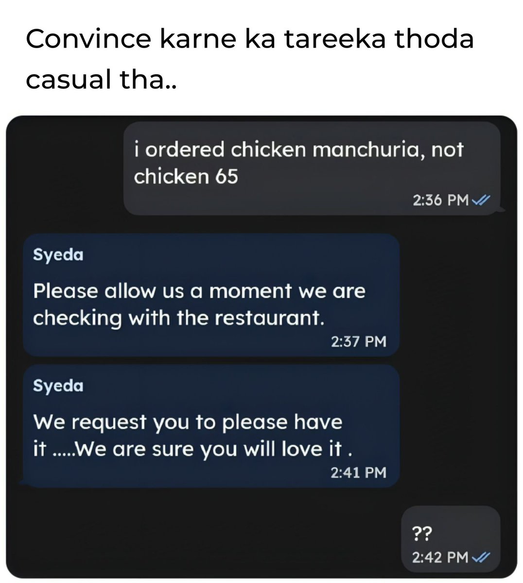 Reality_meme113's tweet photo. casual way 😛😛😛 
.
.
.
.
.
.
#Twitter #xapp #casual #chatseks #onlinestore #order #Trending #RestaurantLife #restaurant https://t.co/Qwsj1nzzh4