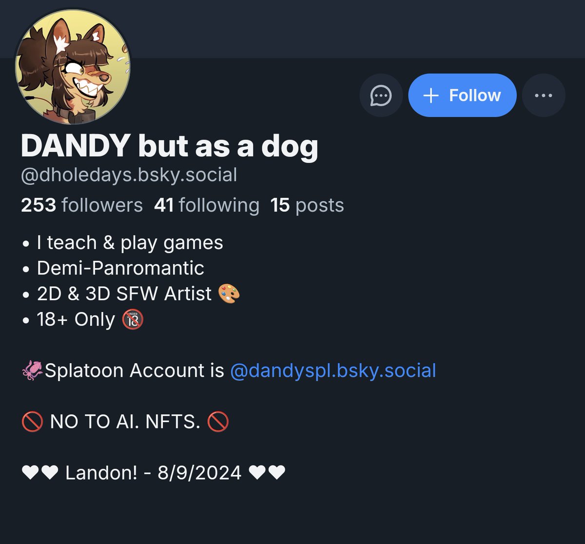 🏕️DANDY💫 dholedays.bsky.social tweet media