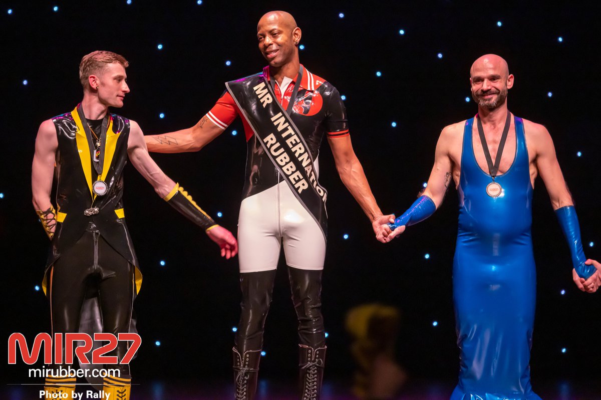 Last year I had the privilege of standing on the podium with <a href="/FlashThundrcock/">MIR XXVII</a> at <a href="/MIRubber/">MIRubber</a>. It has been a joy to see him through his year as the title holder sharing his love for our community everywhere he goes. I wish him the very best in his step down this weekend xx