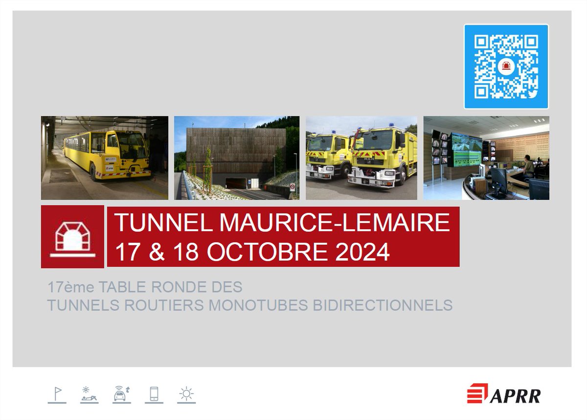 TML68_88's tweet photo. ⚠️ La 17ème TABLE RONDE DES TUNNELS ROUTIERS MONOTUBES BIDIRECTIONNELS se tient ce 17 &amp; 18 octobre 2024 sur le site #APRR du Tunnel Maurice-Lemaire dans les Vosges.
✅ Une cinquantaine d'exploitants tunnels venus de toute l'Europe se sont donné rendez-vous aujourd'hui. https://t.co/wPvFbctWCt