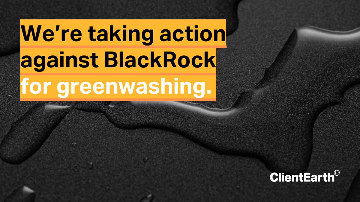 BlackRock is marketing funds to investors as ‘sustainable’, despite the funds having poured 1 billion+ into fossil fuel companies.

We think this is misleading &amp; #greenwashing, so we’re filing a complaint to the French financial regulator. Full story👉 brnw.ch/21wNQDE