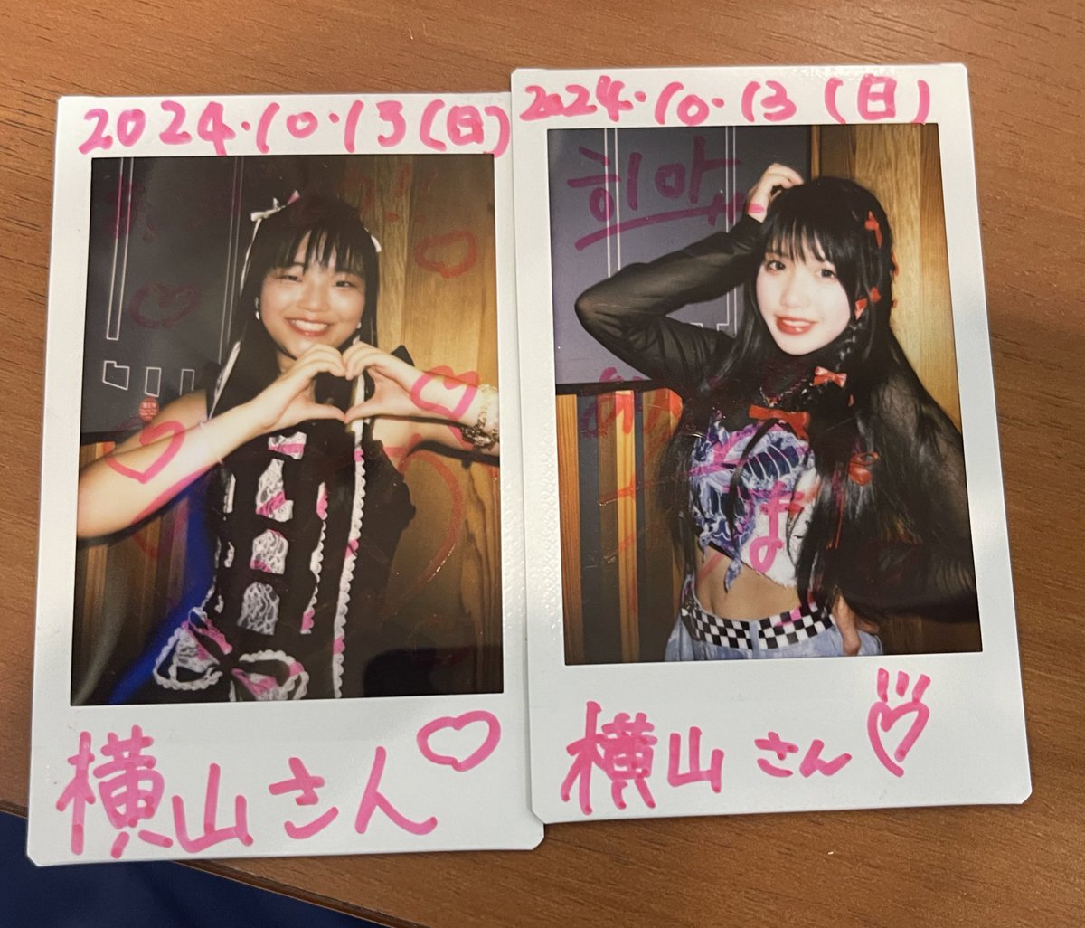 LxWG0ScDertv4GV's tweet photo. ＃チェキ　＃アイゲキ　＃東京アイドル劇場　
2024/10/13
＃姫柊とあ　＃Hiyori 《2枚》＃中島桃花　＃桜まほ　＃ユギョンリコ　《チェキとプロマイド》＃須田みみ　＃さゆ　＃中井ゆゆ　＃望月りうる　＃小野崎せな　＃野沢さえ　＃北島澪　＃まりん　＃ささ　＃ひま　＃ののか　＃桜井里咲 https://t.co/XJHktRNhtm